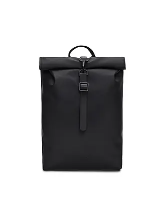RAINS | Rucksack ROLLTOP MINI | schwarz